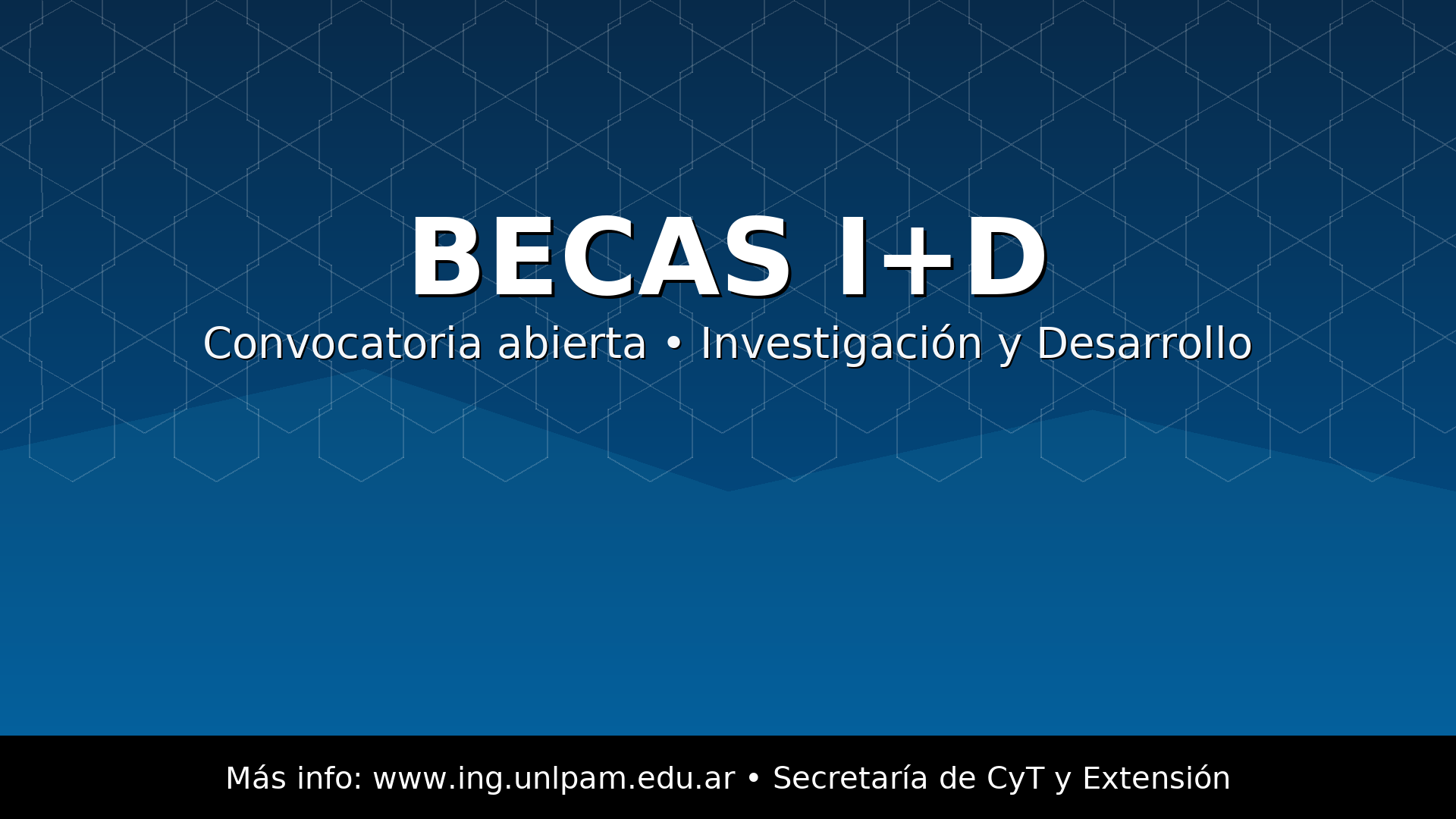 BECAS DE INVESTIGACIÓN DE LA UNLPam – CONVOCATORIA 2025