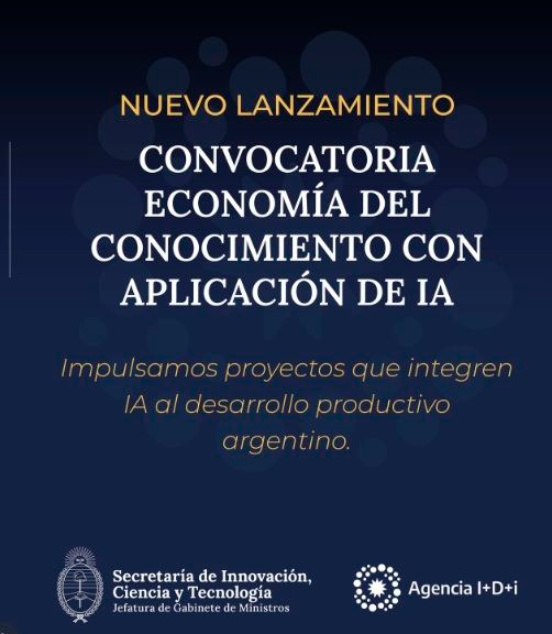 Convocatoria: Economía del Conocimiento con aplicación de Inteligencia Artificial